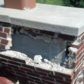 lightning damage brick home